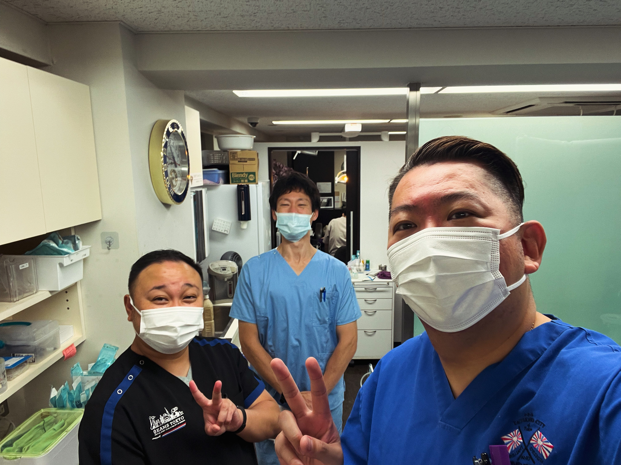 のうが先生が見学に来た